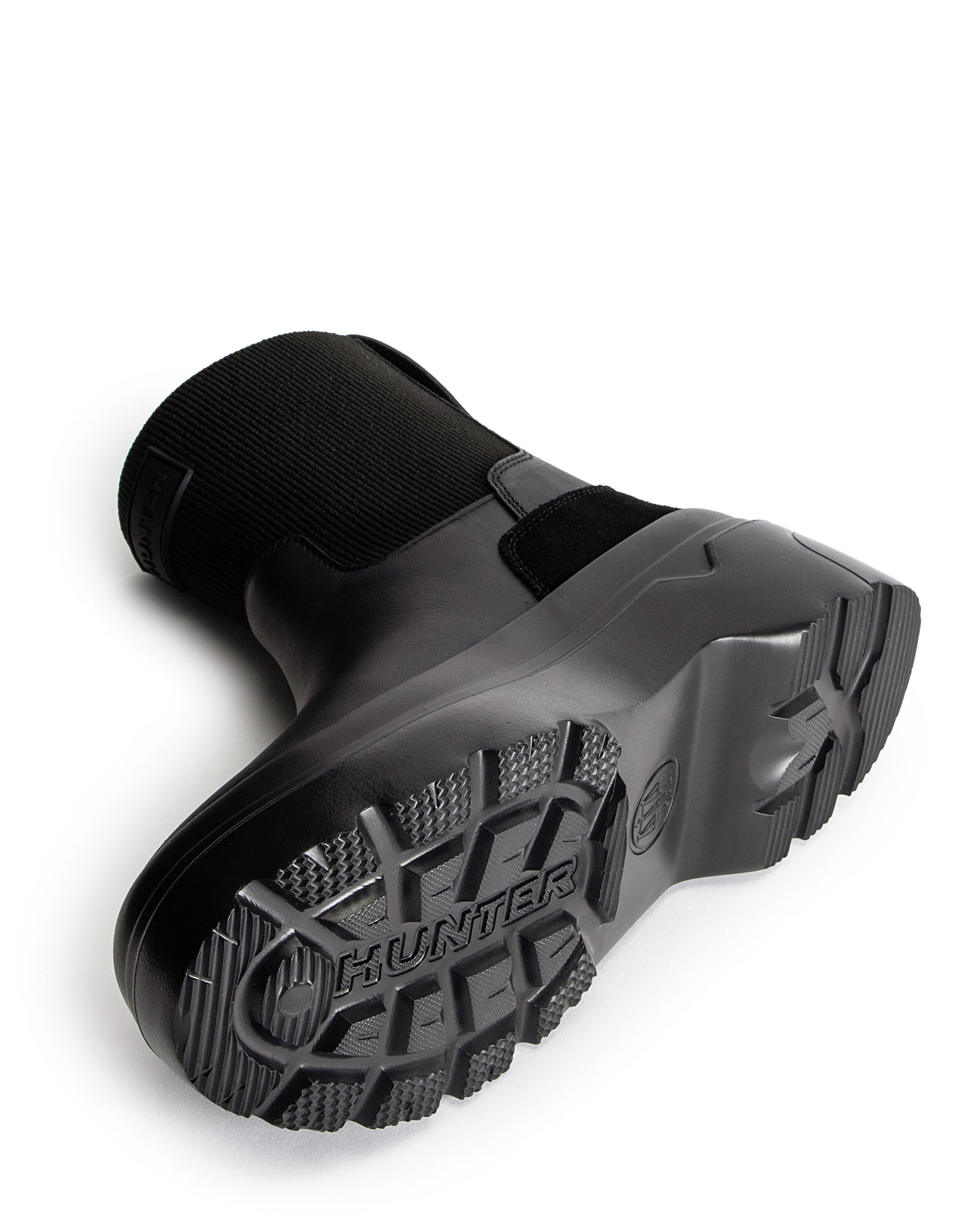 HUNTER「レディース エクスプローラー チェルシー フラットフォームブーツ」|ショートブーツ|