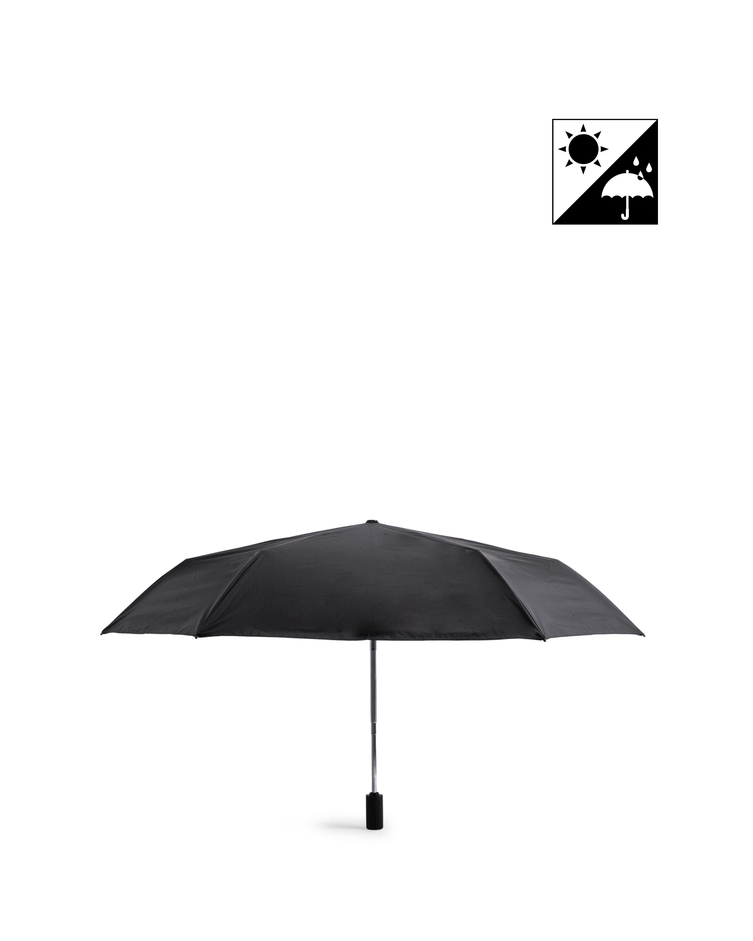 HUNTER「オール ウェザー オート コンパクト アンブレラ (晴雨兼用傘) 55CM」|傘|BLK