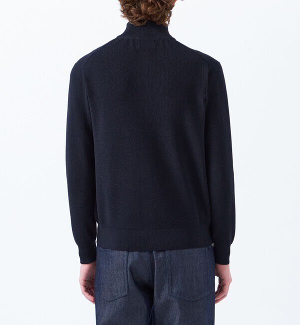 MACKINTOSH PHILOSOPHY「片畦プレーティング ジップアップニット」|ニット・セーター|