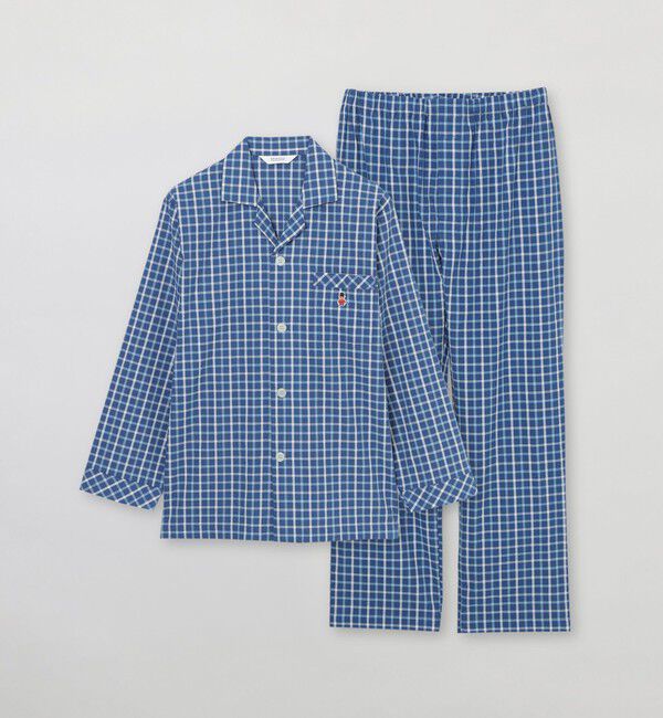 MACKINTOSH PHILOSOPHY「【WEB限定】サッカーチェック パジャマ」|その他|ブルー