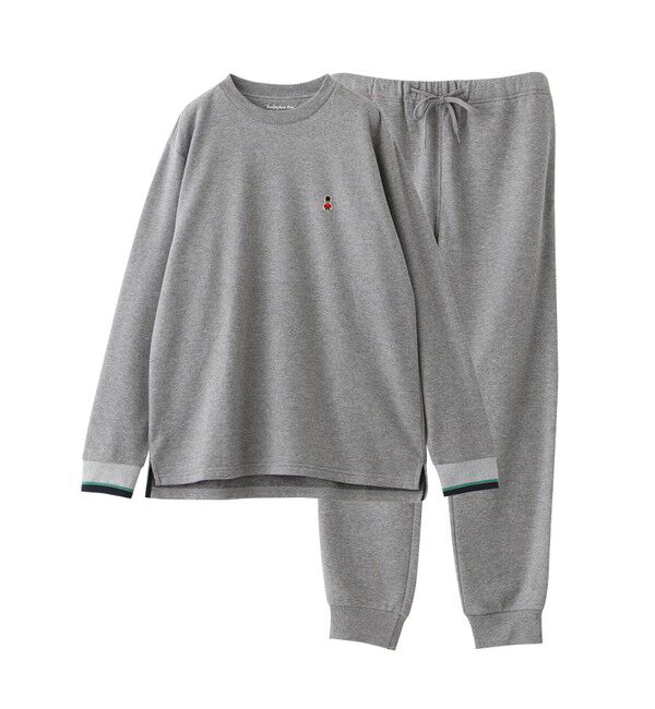 MACKINTOSH PHILOSOPHY「【WEB限定】パイル無地裏起毛＆無地パンツ パジャマ」|その他|チャコールグレー