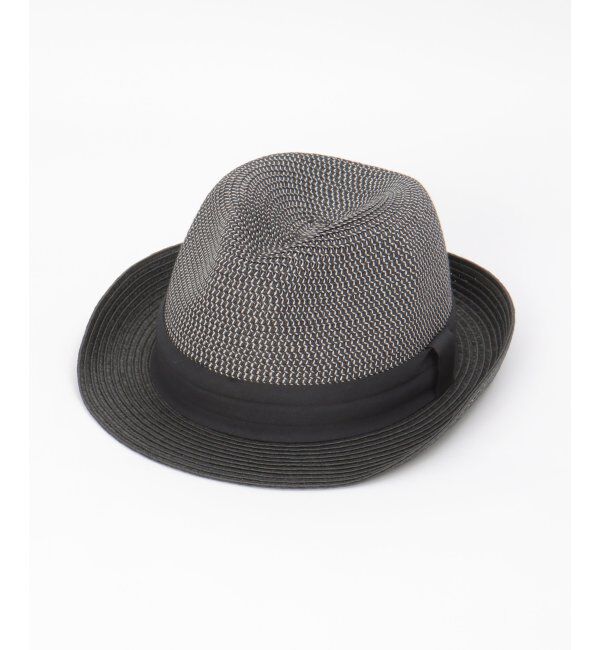 ikka「ミックスブレード中折れハット」|その他|ブラック