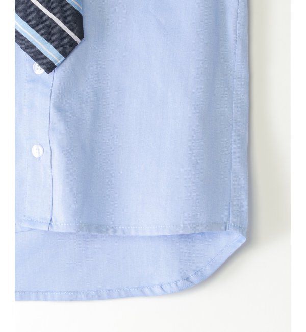 ikka kids「ネクタイツキダンガリーシャツ」|シャツ・ブラウス|