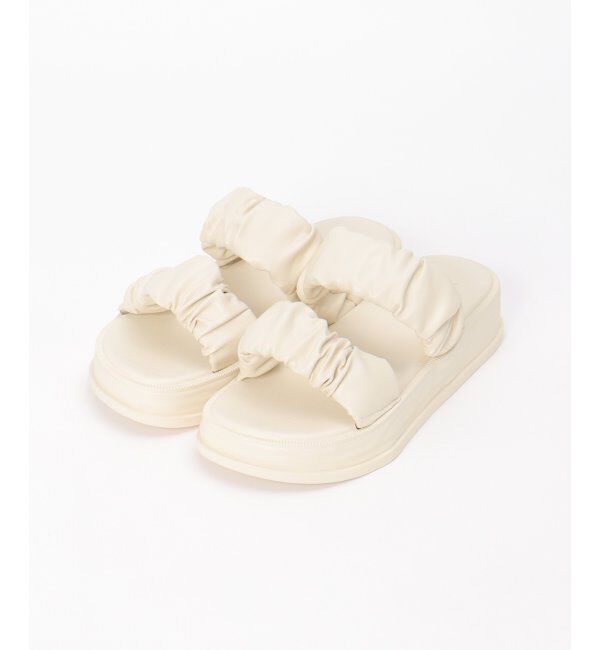 VENCE share style「ギャザーバンドサンダル」|その他|