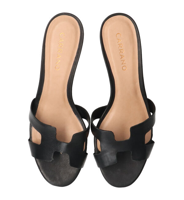 IMPORT SELECT「【CARRANO】4.5cmヒールミュールサンダル 」|サンダル|