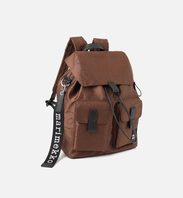 Marimekko「Everything Backpack L Piirto Unikko バックパック」|リュック|
