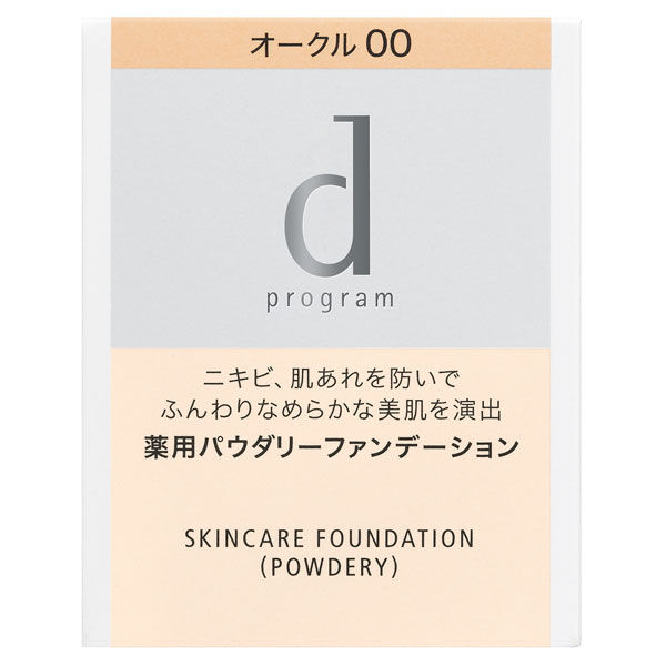 dプログラム「d プログラム 薬用　スキンケアファンデーション　（パウダリー） オークル00 レフィル/無香料 (10.5g)」|ファンデーション|