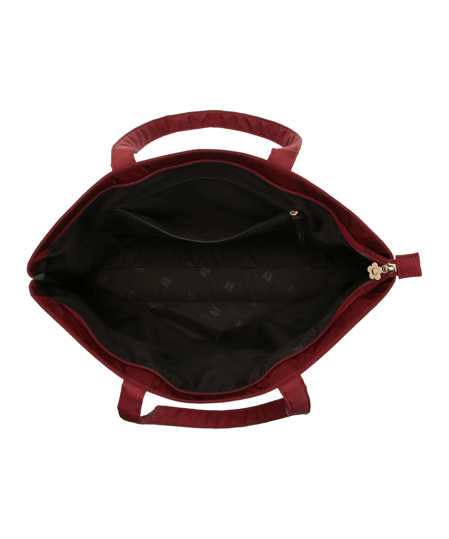 MARY QUANT「ゴールドロゴプリント舟型 トート」|トートバッグ|