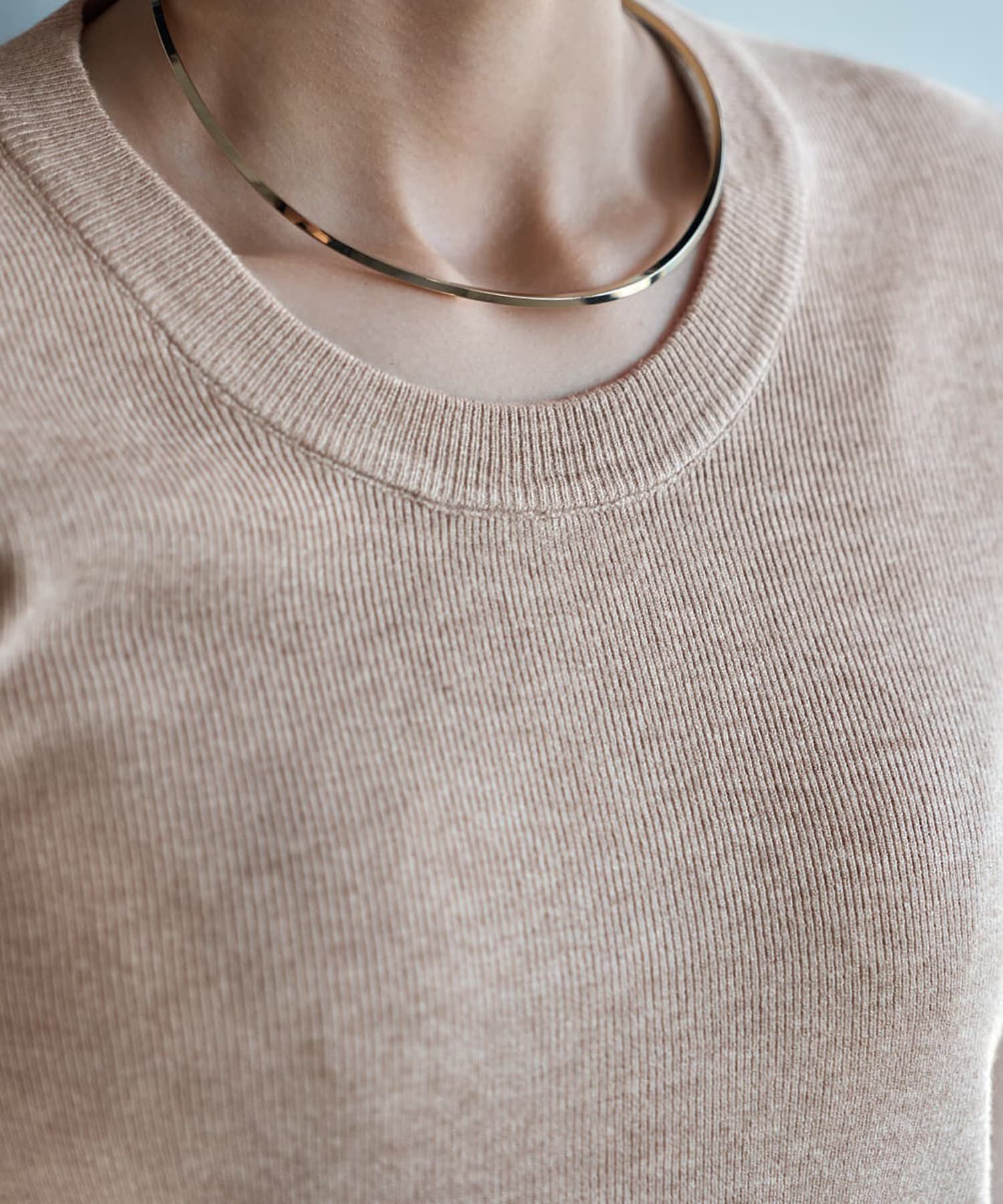 STYLE DELI「心地良いUネックインナーニットトップス」|Tシャツ・カットソー|