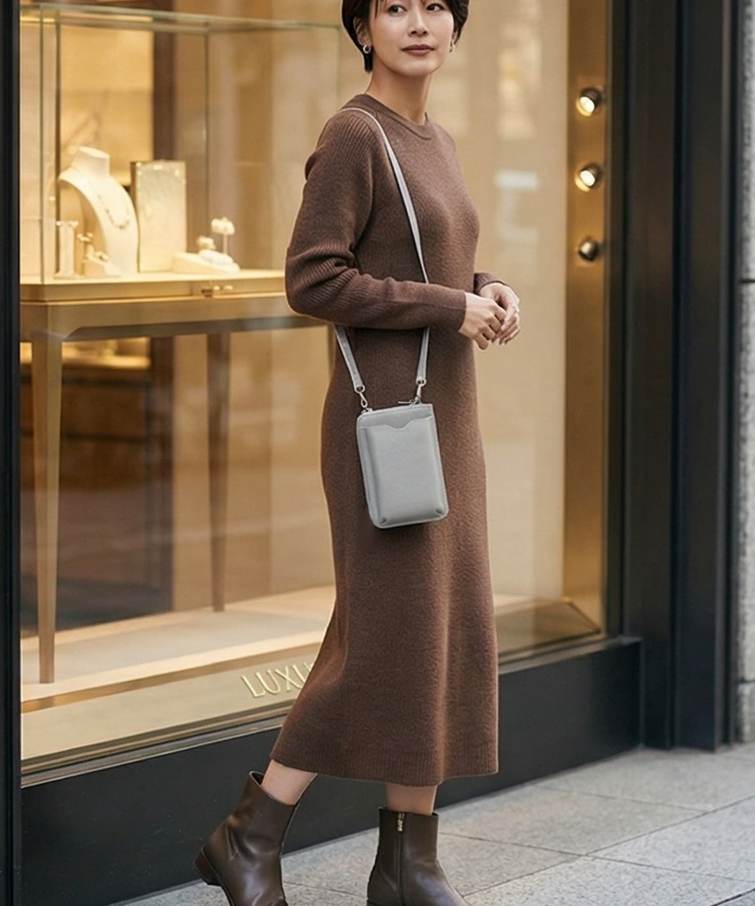 STYLE DELI「【DELI by】リアルレザースマートウォレットショルダー」|財布|