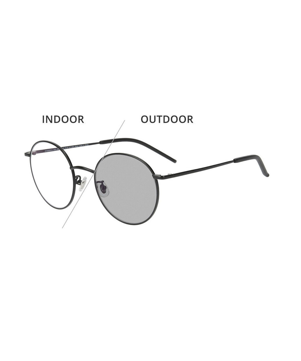  「ボストン型 丸型 サングラス ※一部カラーのみ色が変わる調光レンズ搭載 UVカット 紫外線対策｜SUNGLASSES 」|サングラス|ブラック系その他2