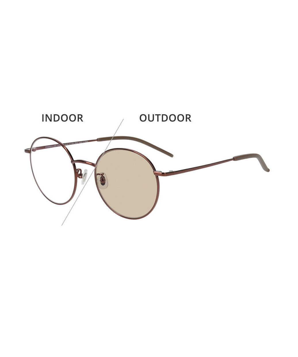  「ボストン型 丸型 サングラス ※一部カラーのみ色が変わる調光レンズ搭載 UVカット 紫外線対策｜SUNGLASSES 」|サングラス|ブラウン系その他1