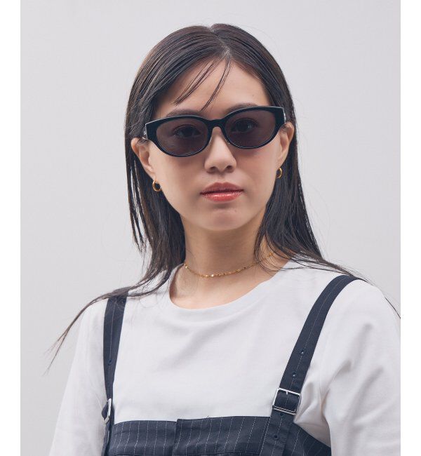  「Zoff｜STUDIO SEVEN｜オーバル型 サングラス 横長｜カラーレンズ｜紫外線防止 UVカット」|サングラス|