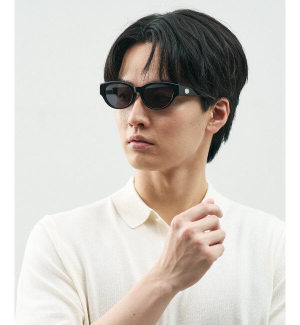  「Zoff｜STUDIO SEVEN｜オーバル型 サングラス 横長｜カラーレンズ｜紫外線防止 UVカット」|サングラス|