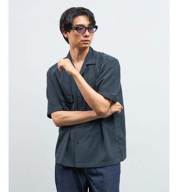  「Zoff｜STUDIO SEVEN｜オーバル型 サングラス 横長｜カラーレンズ｜紫外線防止 UVカット」|サングラス|