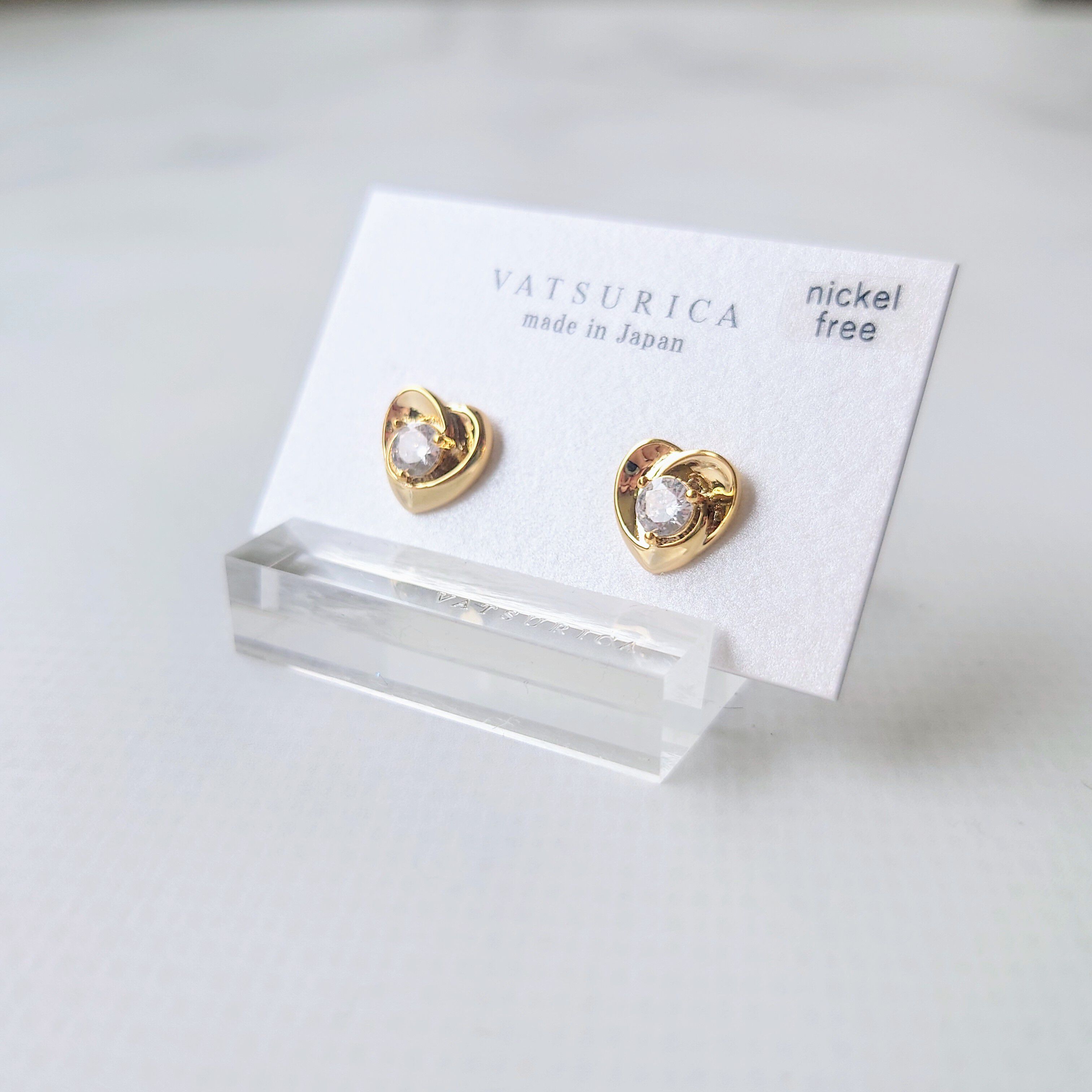 MARQUISE「ハートジルコニアピアス」|ピアス|