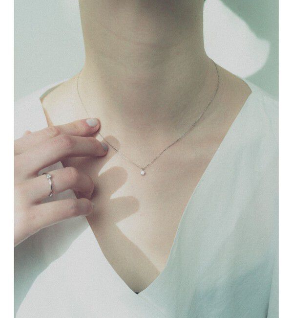 ete「PT900/850 ダイヤモンド 0.15ct ネックレス「ブライト」」|ネックレス|