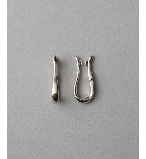 ete「リラックス ハグイヤリング」|イヤリング|プラチナム