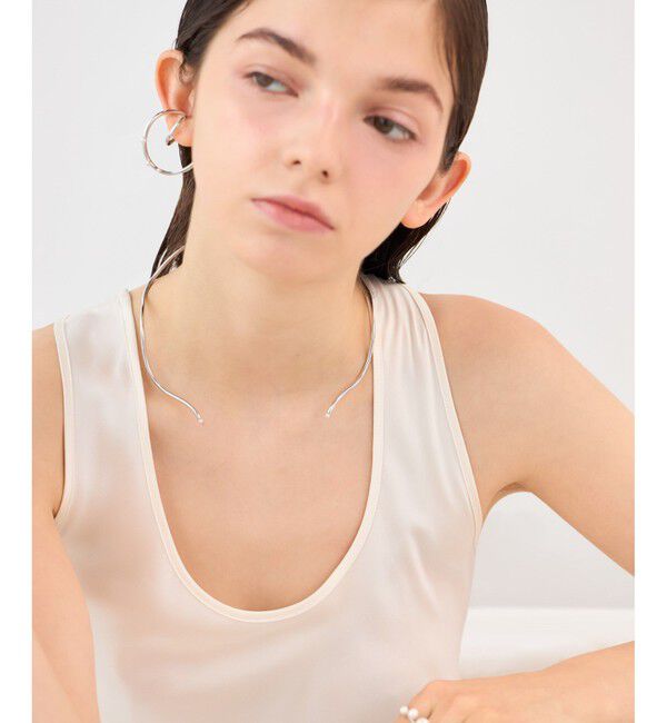 ete「[フォーム] パール ネックカフ」|ネックレス|