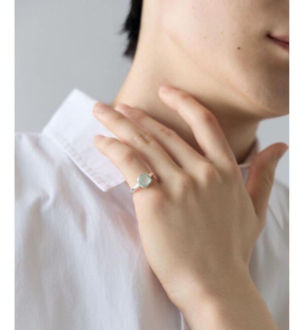 Jouete「リング クリソコーラカルセドニー」|リング|