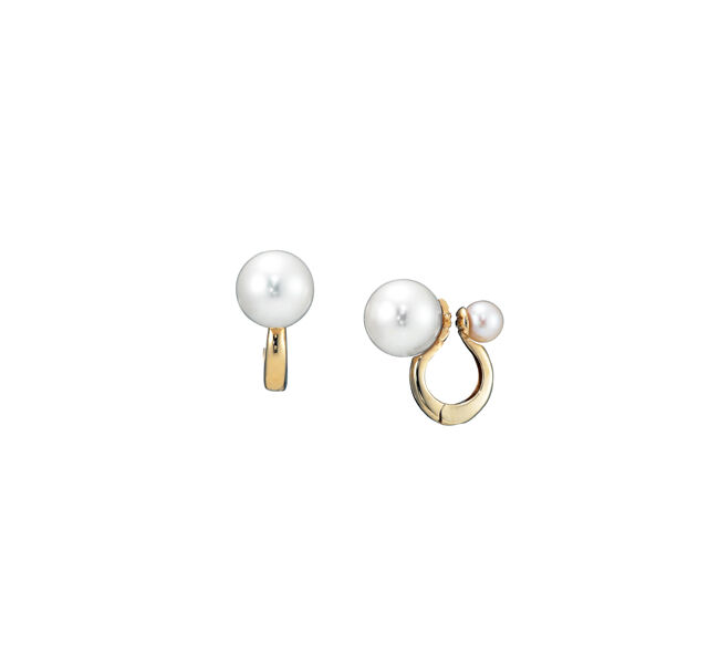 STAR JEWELRY「PEARL CLIP EARRINGS」|イヤリング|イエローゴールド