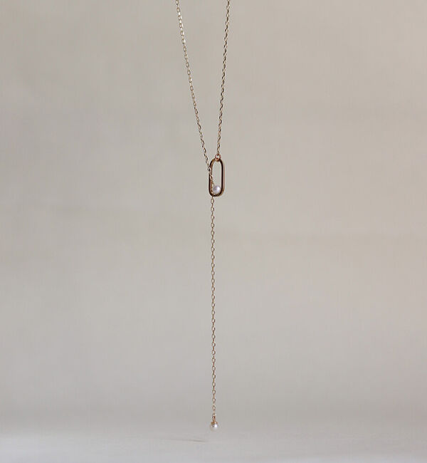  「パール Y ネックレス | K10YG」|ネックレス|