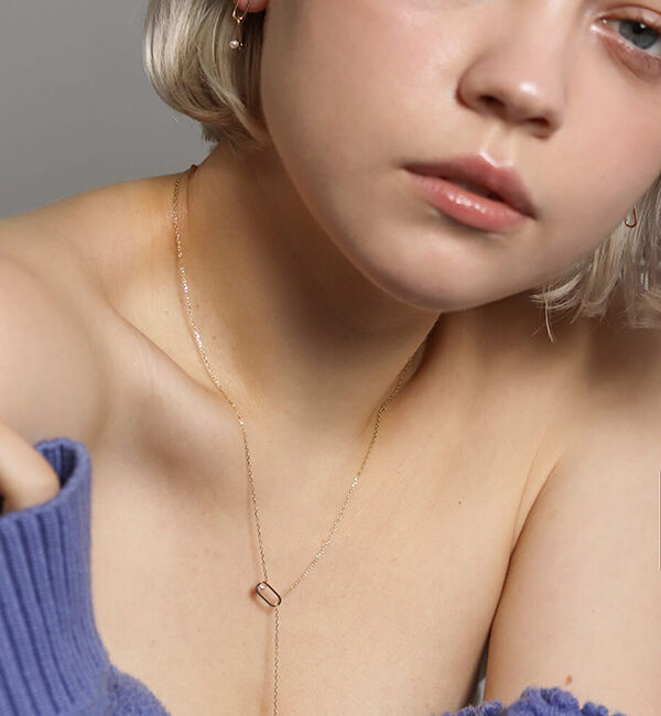  「パール Y ネックレス | K10YG」|ネックレス|