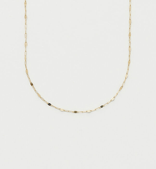 NOJESS「K10チェーンネックレス(38cm)」|ネックレス|イエロー