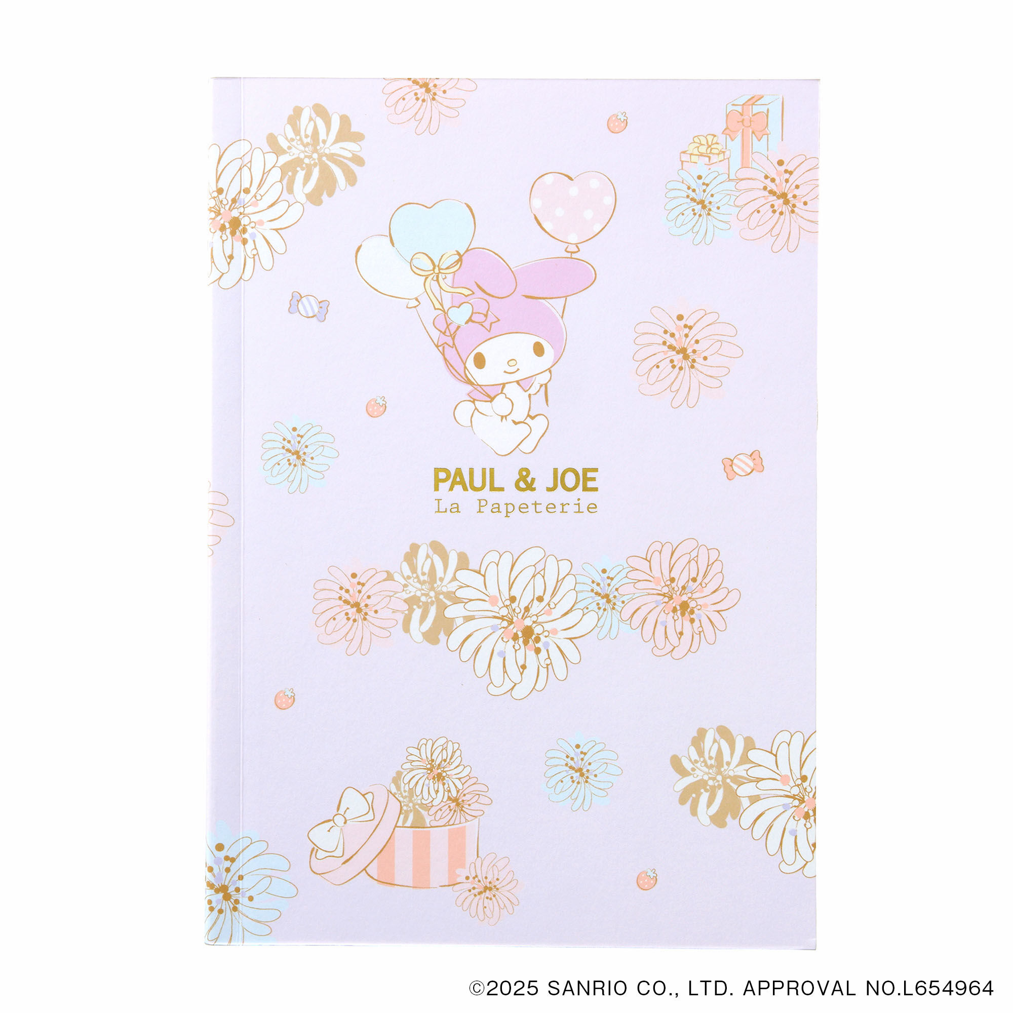 PAUL&JOE「ノート・Ａ５／ポール＆ジョーｘマイメロディ」|ステーショナリー|パープル