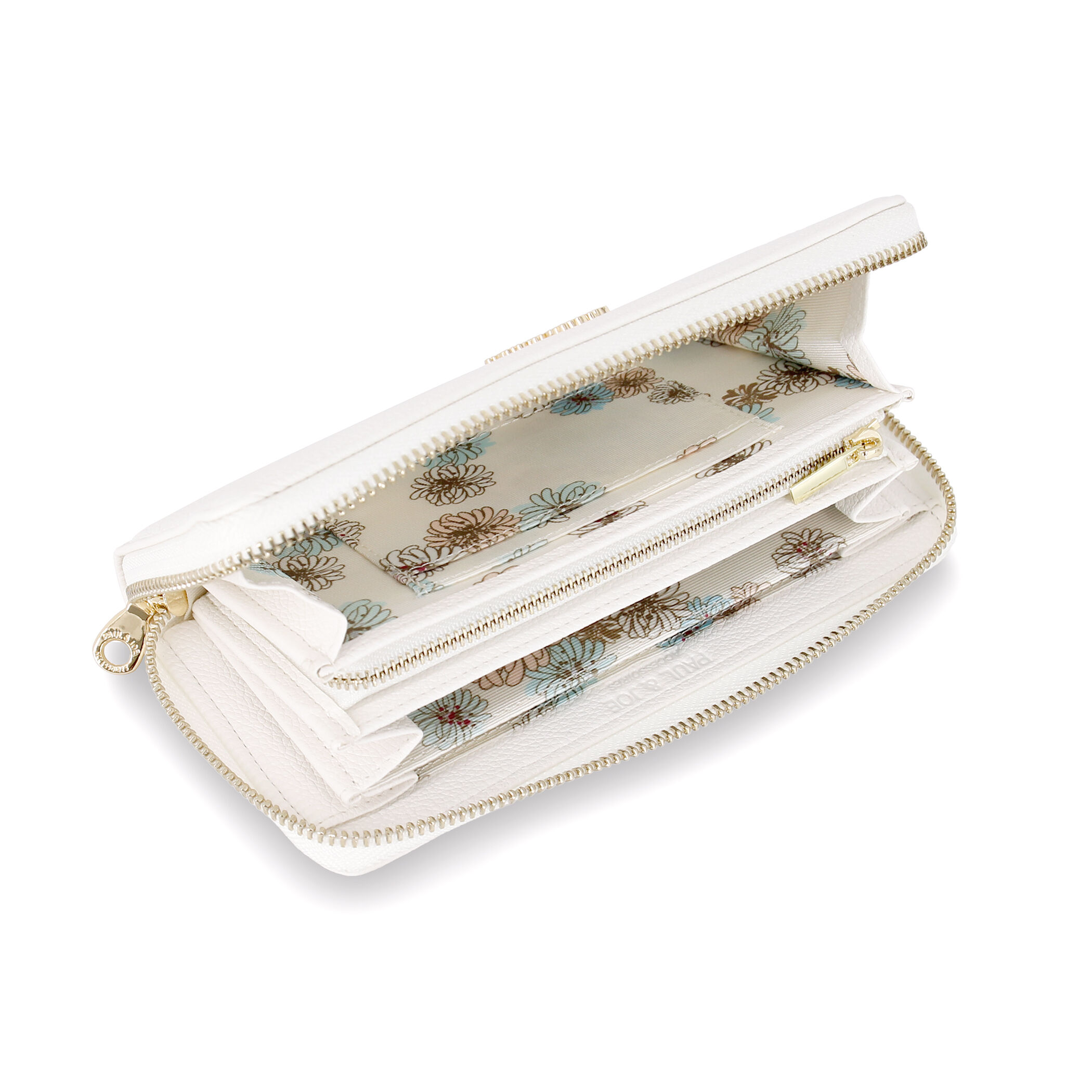 PAUL&JOE「ラウンド束入れ／クリザンテーム　メタル　／ＰＡＵＬ　＆　ＪＯＥ」|財布|