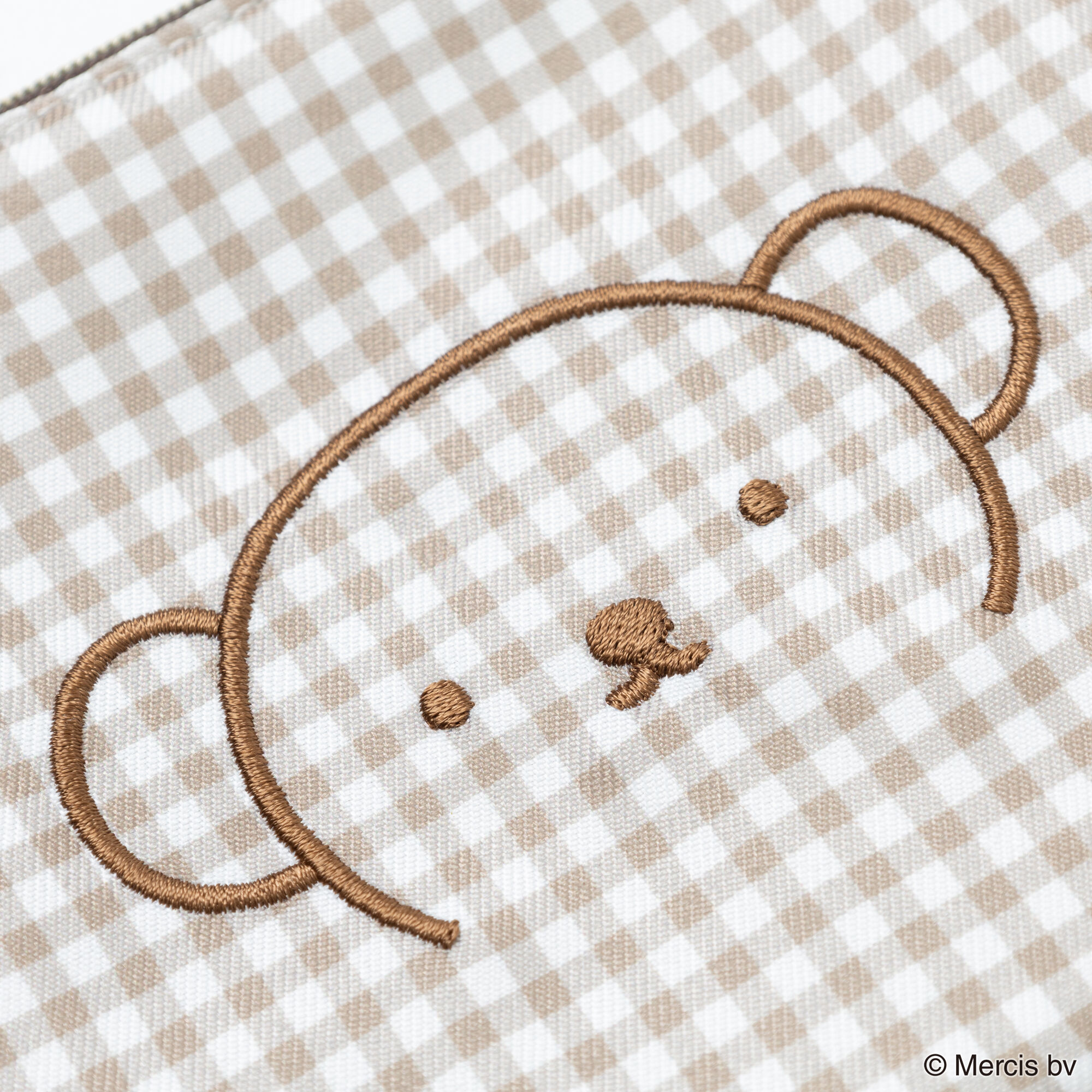  「BRUNA  CHECKERED ミニフラットポーチ」|ポーチ|