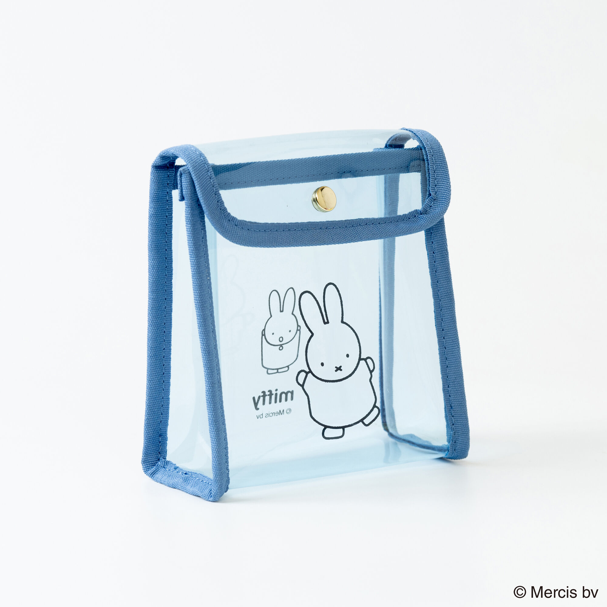  「BRUNA SEE-THROUGHマチ付きポーチ」|ポーチ|BLU