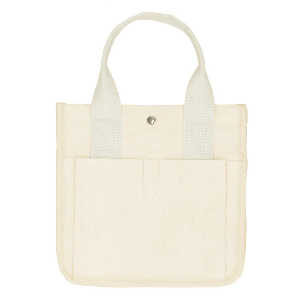 BACKYARD FAMILY「ランチバッグ おしゃれ 通販 ミニトートバッグ キャンバス 無地 お弁当 バッグ お弁当袋」|食器・キッチングッズ|ホワイト1