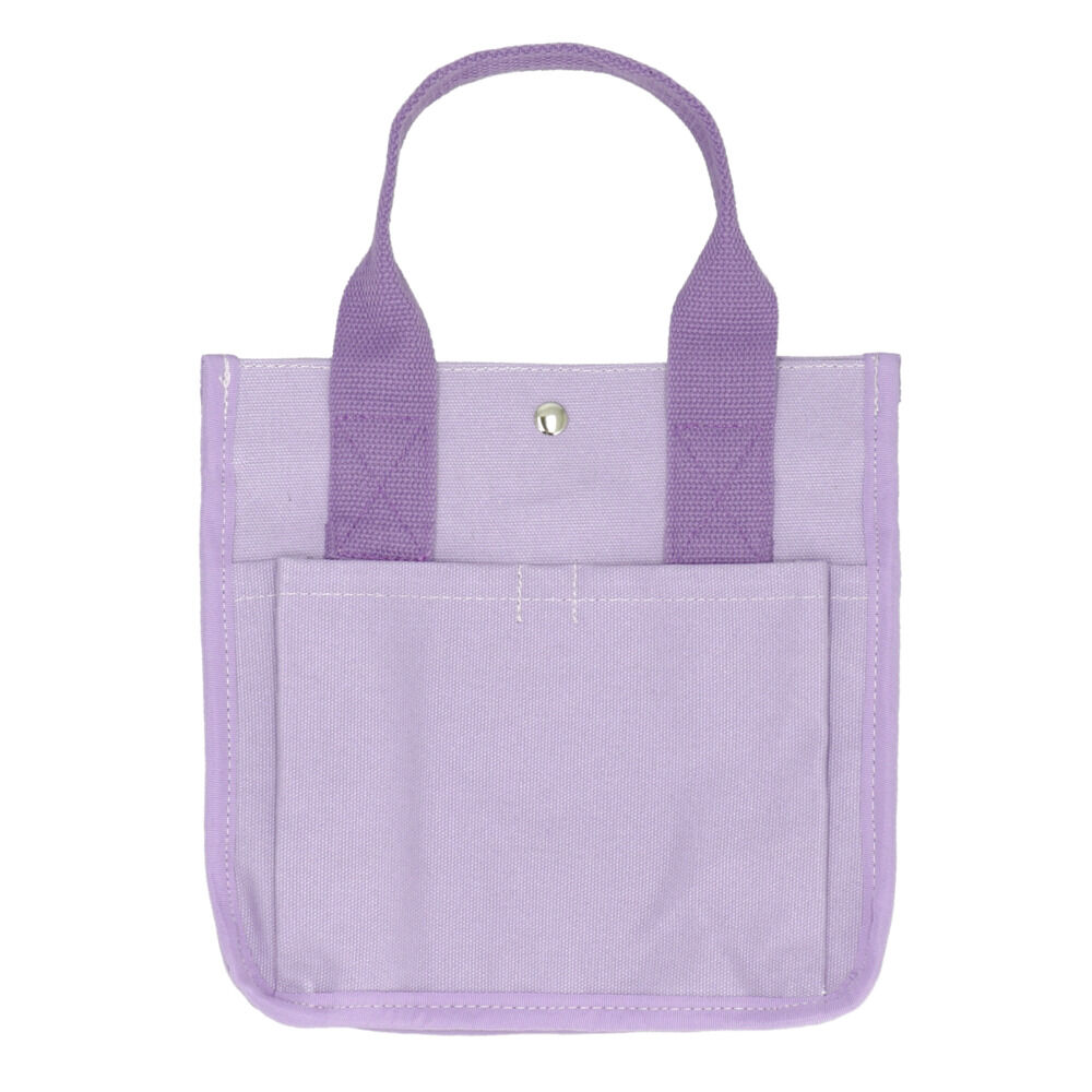 BACKYARD FAMILY「ランチバッグ おしゃれ 通販 ミニトートバッグ キャンバス 無地 お弁当 バッグ お弁当袋」|食器・キッチングッズ|パープル1