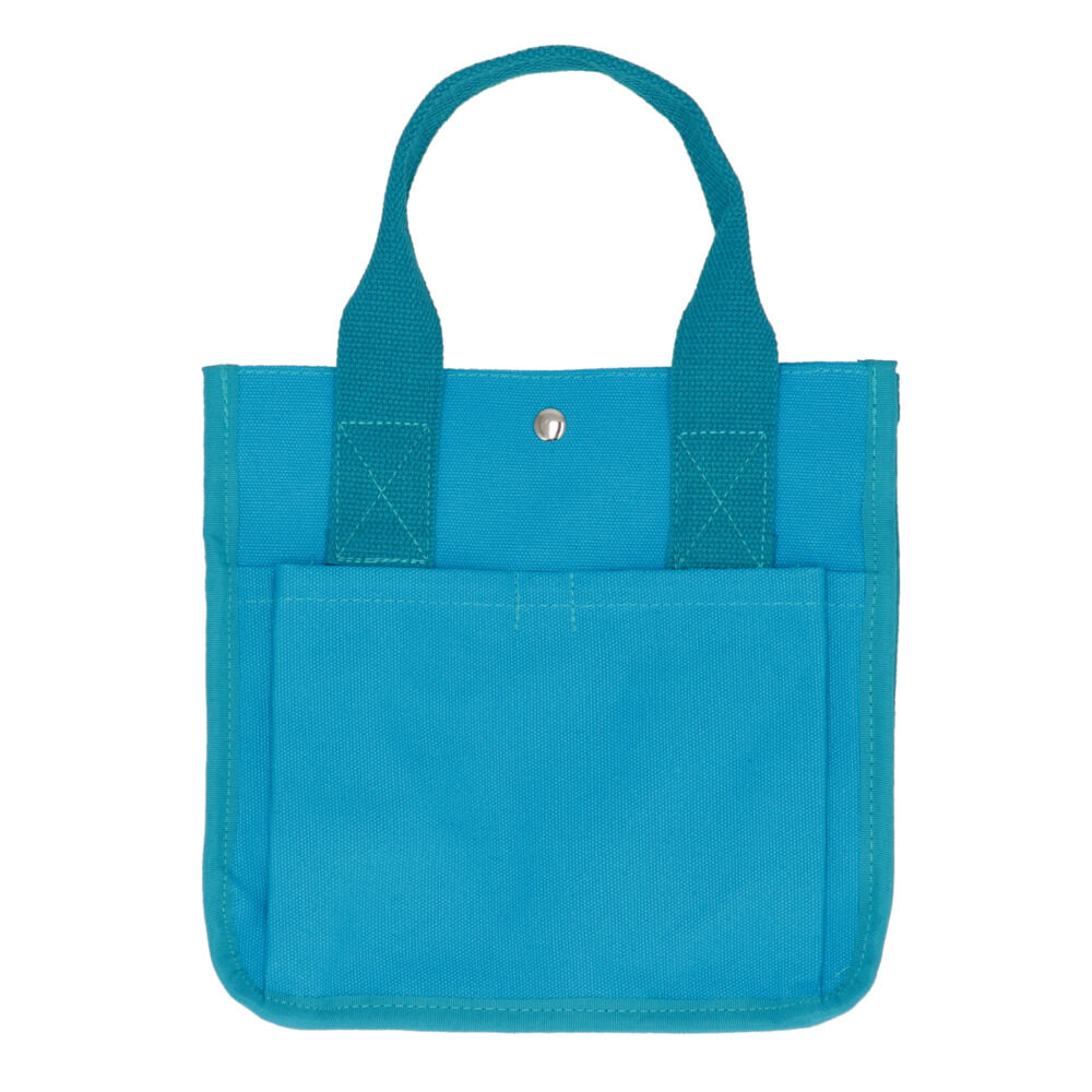 BACKYARD FAMILY「ランチバッグ おしゃれ 通販 ミニトートバッグ キャンバス 無地 お弁当 バッグ お弁当袋」|食器・キッチングッズ|ブルー2