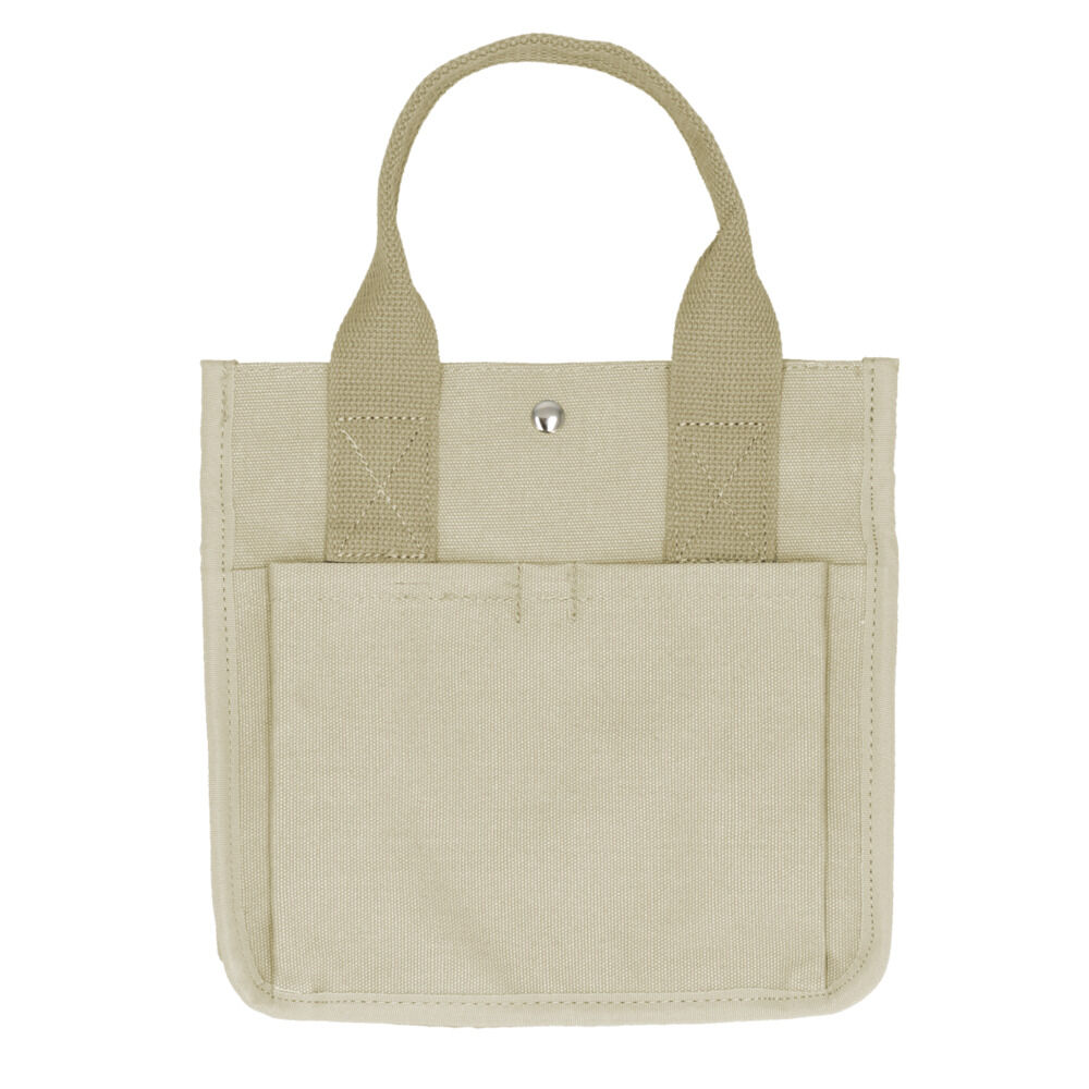 BACKYARD FAMILY「ランチバッグ おしゃれ 通販 ミニトートバッグ キャンバス 無地 お弁当 バッグ お弁当袋」|食器・キッチングッズ|グレー1