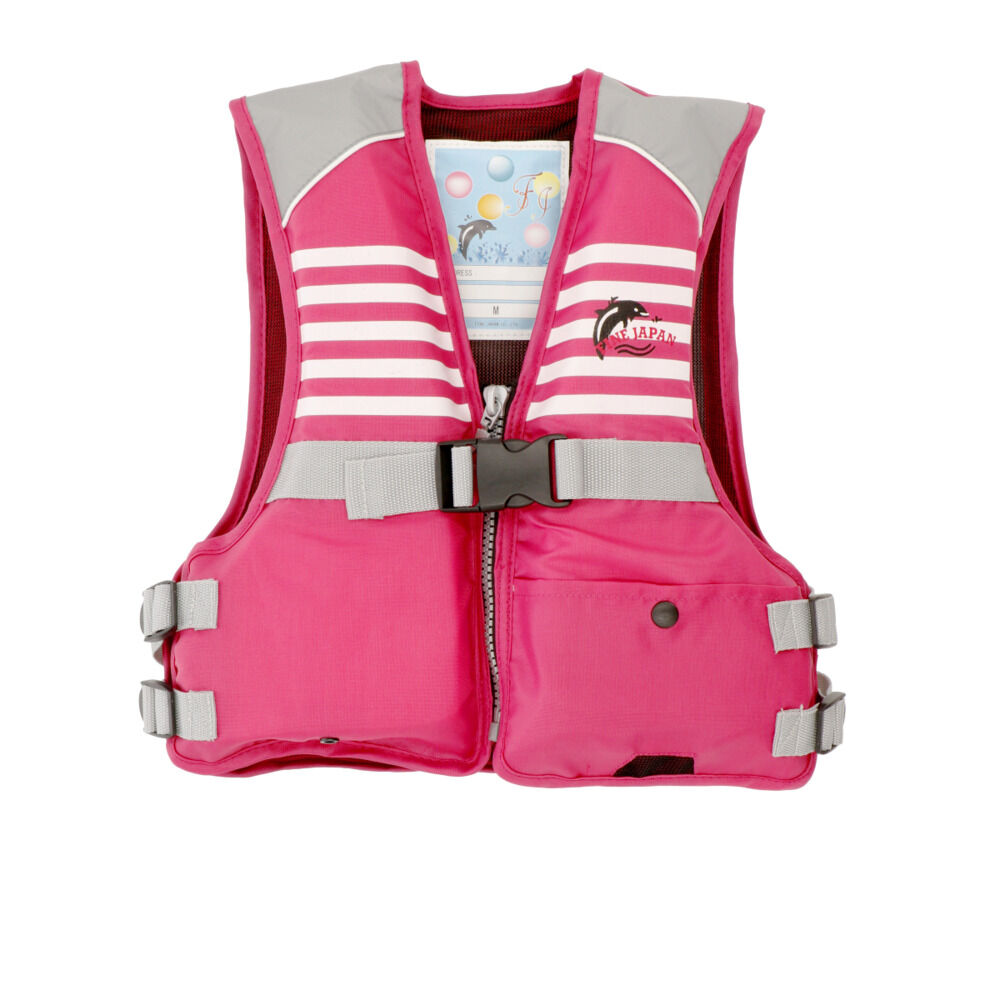 BACKYARD FAMILY「ライフジャケット 子供 ファインジャパン 通販 フローティングベスト 救命胴衣 キッズ 子ども」|ベスト・ジレ|ピンク1