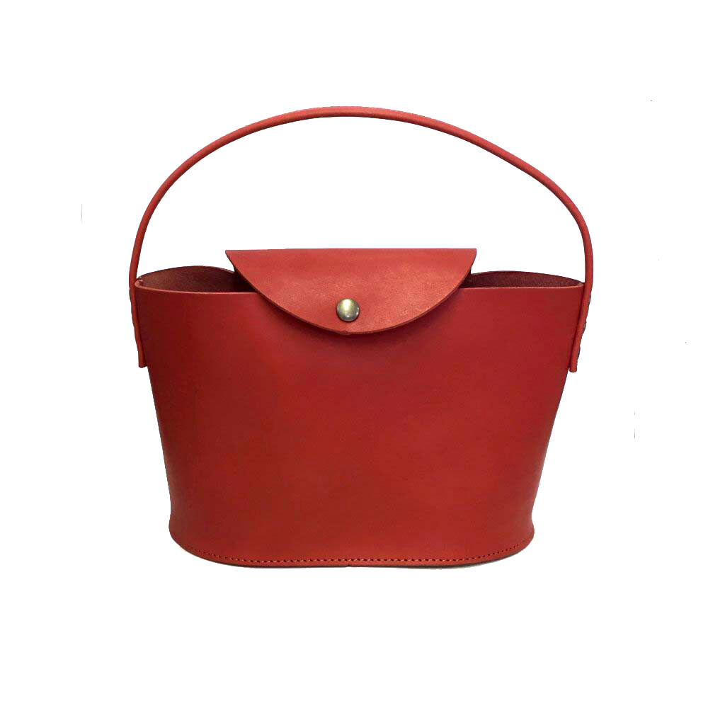 BACKYARD FAMILY「リアン Lien ハンドバッグ 通販 LT21601 ベリーバケット ハンドバック バケツ型バッグ」|ハンドバッグ|レッド1