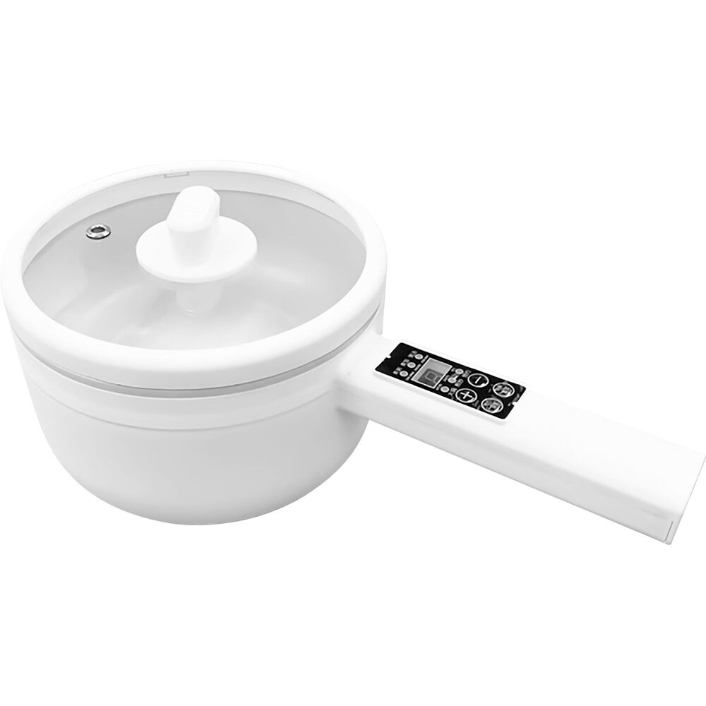 BACKYARD FAMILY「CHEF シェフ 電気 片手鍋 通販 なべ 鍋 電気片手鍋 コンセント 万能鍋 万能なべ 1台4役」|食器・キッチングッズ|ホワイト1