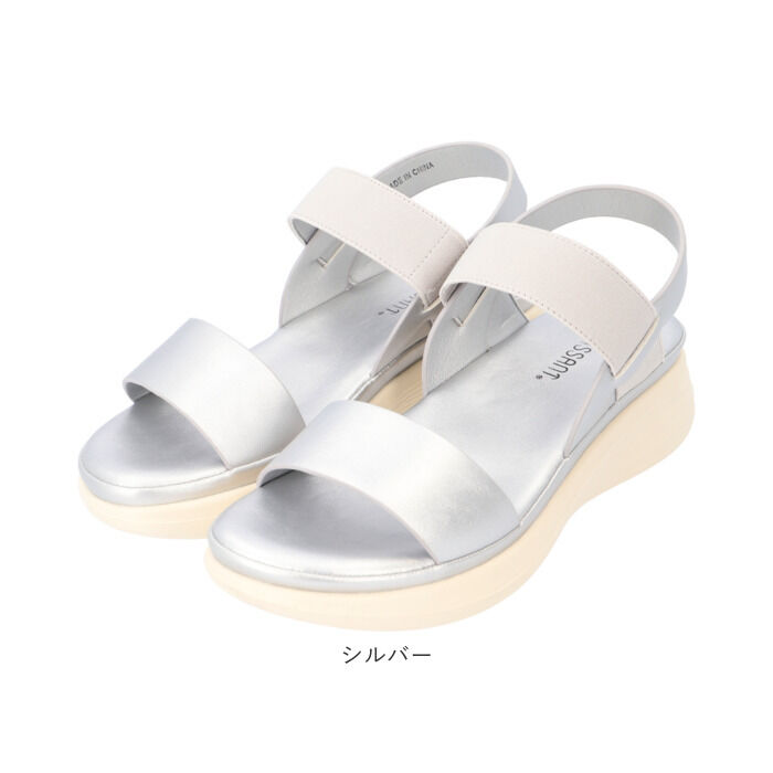 BACKYARD FAMILY「クロワッサン サンダル CROISSANT CR4603 通販 厚底 レディース ウェッジソール」|サンダル|