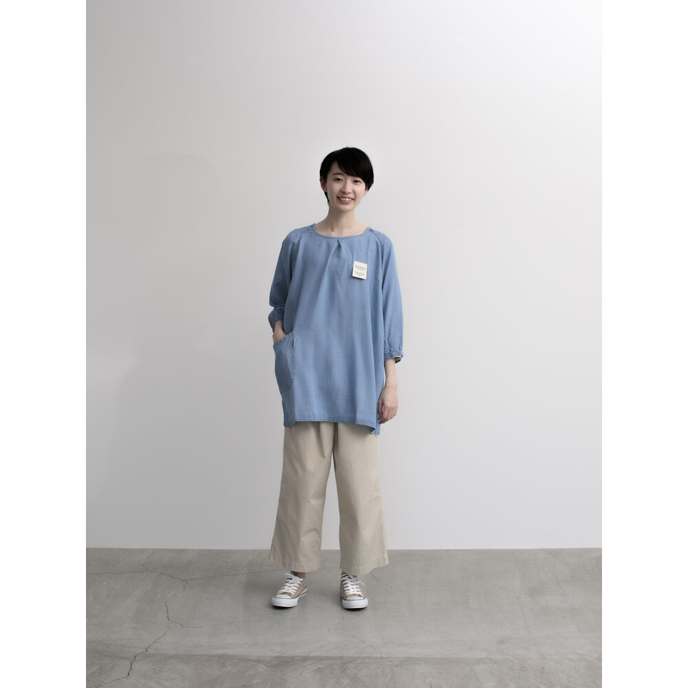 BACKYARD FAMILY「COCOWALK エプロン 通販 ココウォーク 割烹着 スモック かっぽう着 かっぽうぎ」|その他|ブルー1