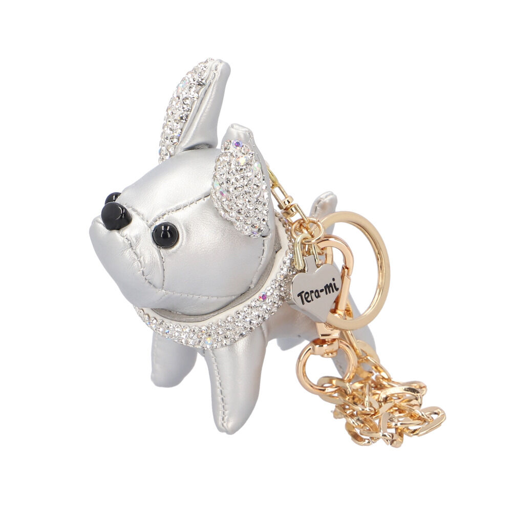 BACKYARD FAMILY「バッグチャーム 犬 通販 Lyre バッグアクセサリー チャーム 合成皮革 合皮 フェイクレザー」|その他|シルバー1