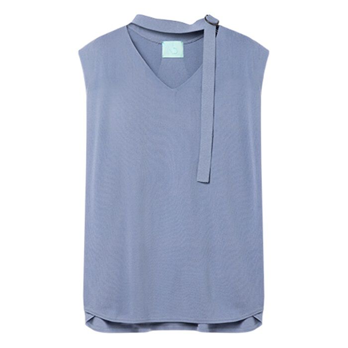 BACKYARD FAMILY「MIND マインド ニットベスト 通販 ニット ベスト ノースリーブニット ネック ベルト」|その他|