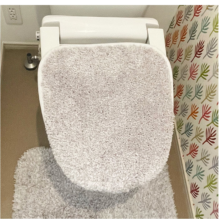 BACKYARD FAMILY「トイレ フタカバー おしゃれ 通販 SDS シュクルメランジェ 兼用フタカバー トイレ蓋カバー」|トイレタリー・ランドリーグッズ|