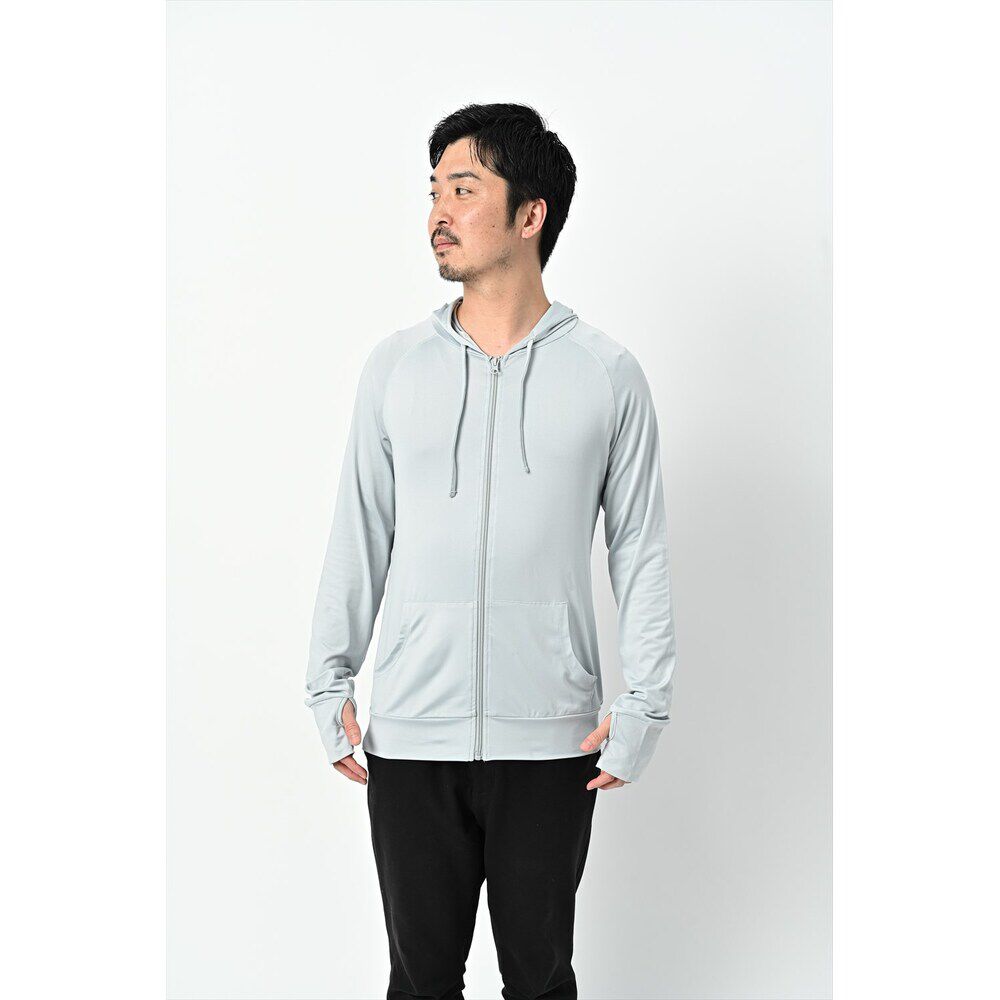 BACKYARD FAMILY「ラッシュガード メンズ 長袖 通販 ラッシュ ガード メンズラッシュガード 長袖ラッシュガード」|スポーツ|グレー1