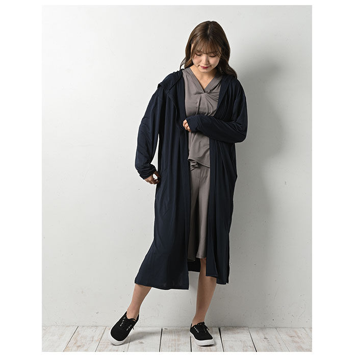 BACKYARD FAMILY「ラッシュガード レディース 長袖 通販 着るブランケット ブランケット フード付き  海 プール」|スポーツ|