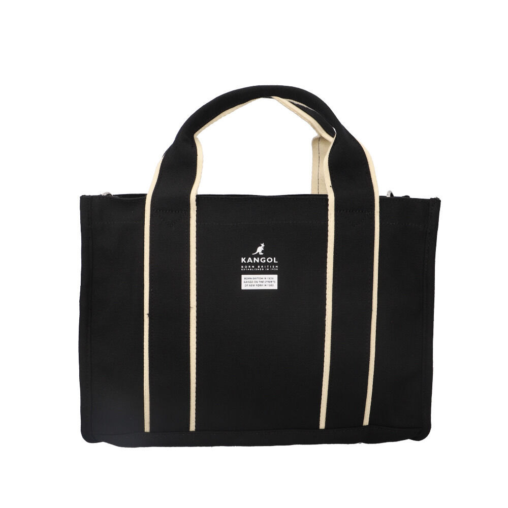 BACKYARD FAMILY「KANGOL カンゴール 2WAY バッグ 250-2192 通販 サブバッグ マルチバッグ」|トートバッグ|ブラック1