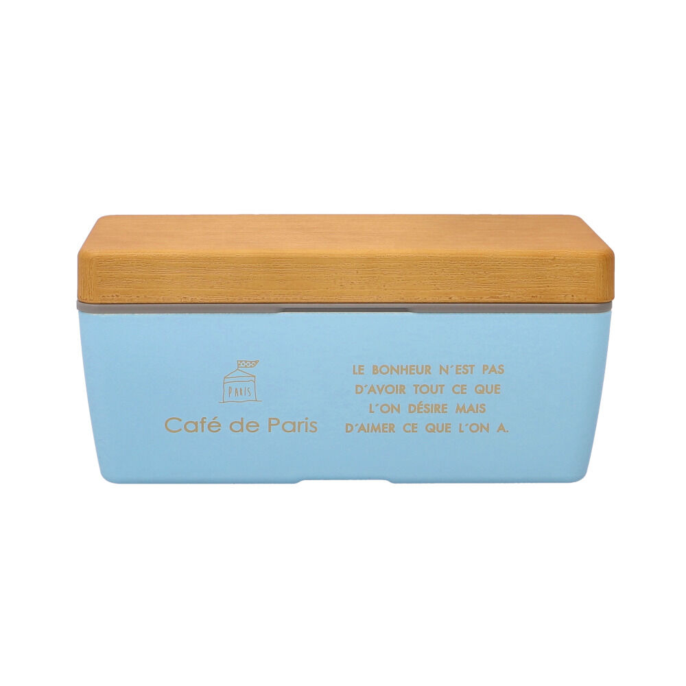 BACKYARD FAMILY「弁当箱 かわいい 通販 日本製 お弁当箱 ランチボックス 内蓋 レンジ対応 食洗機対応 1段」|食器・キッチングッズ|ブルー1