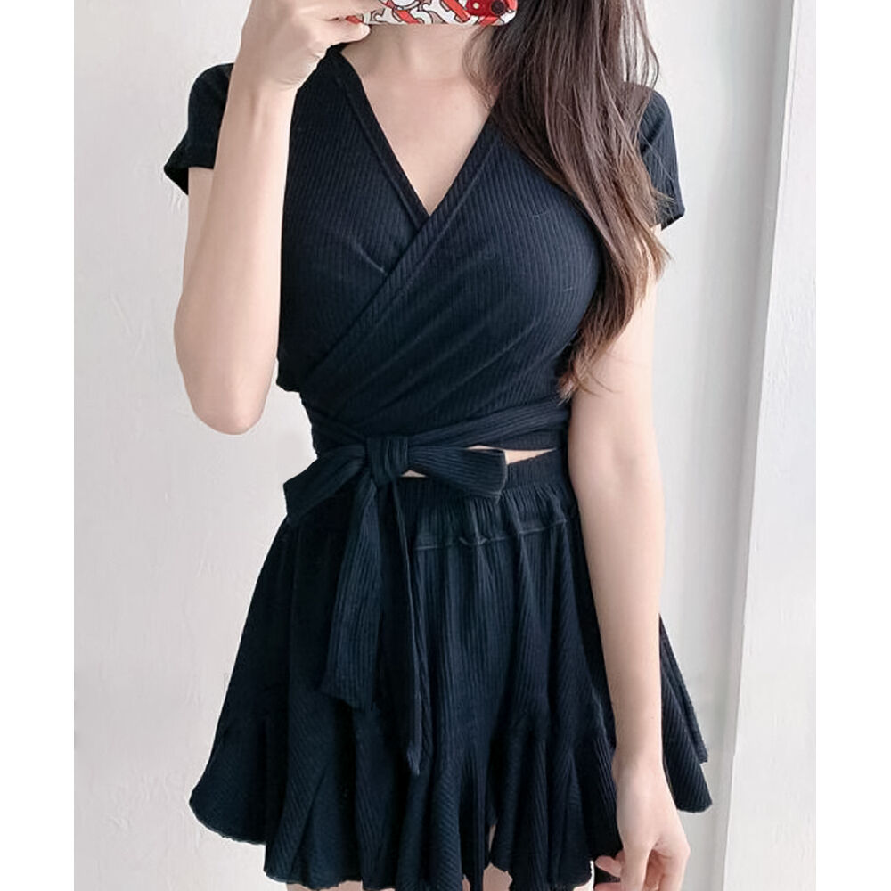 BACKYARD FAMILY「水着 レディース セパレート 通販 ダイヤモンドハーツ swm-0020 Diamond」|その他|ブラック1