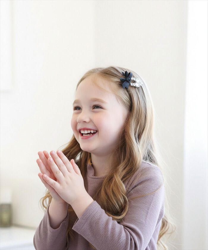 BACKYARD FAMILY「Rora ヘアクリップ キッズ 通販 ラグジュアラス ヘアークリップ 髪どめ 髪留め」|その他|